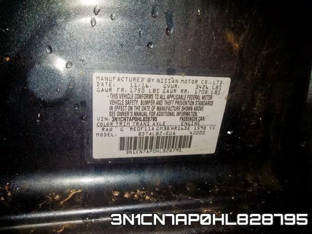 3N1CN7AP0HL828795 фото 2