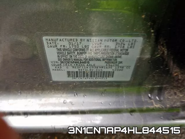 3N1CN7AP4HL844515 фото 2