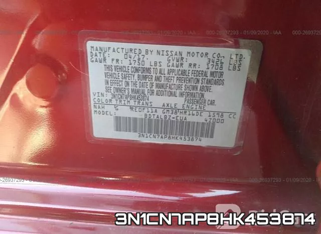 3N1CN7AP8HK453874 фото 10