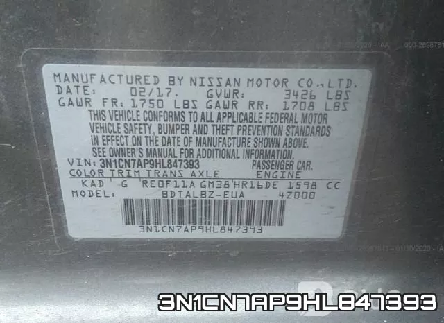 3N1CN7AP9HL847393 фото 10