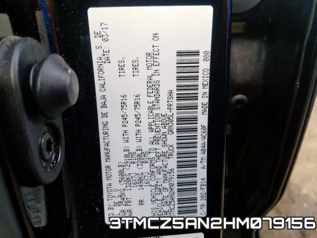3TMCZ5AN2HM079156 фото 2