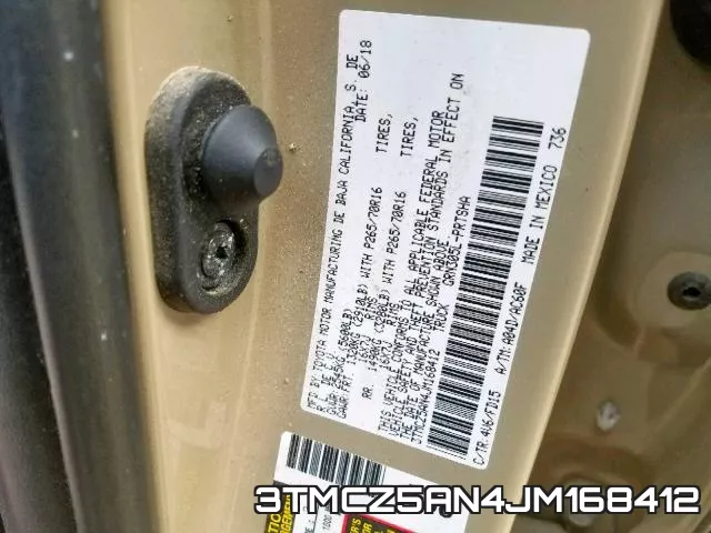 3TMCZ5AN4JM168412 фото 2