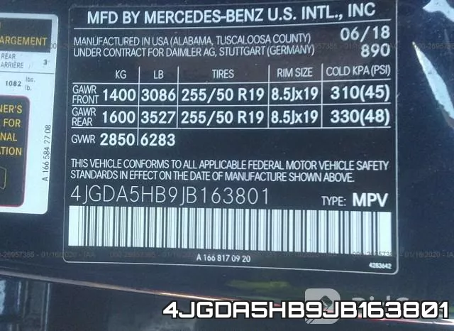 4JGDA5HB9JB163801 фото 10