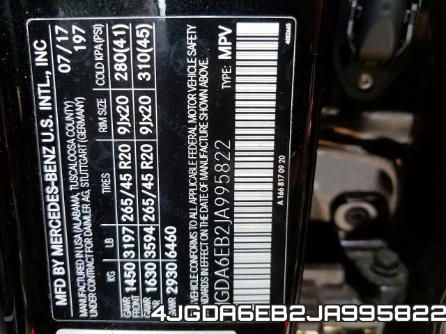 4JGDA6EB2JA995822 фото 2