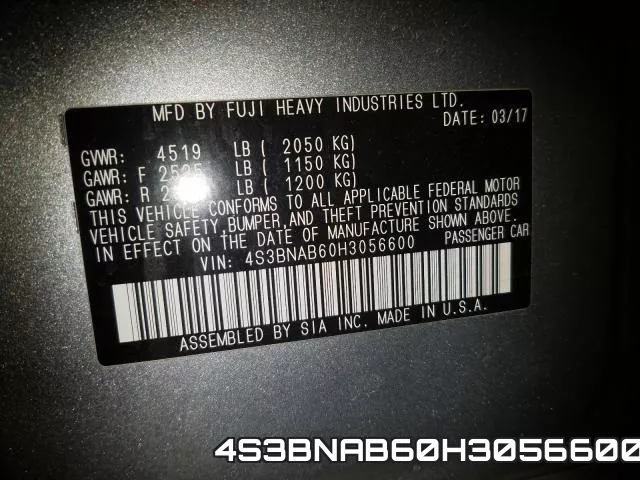 4S3BNAB60H3056600 фото 2