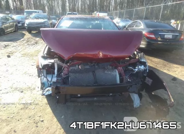 4T1BF1FK2HU671465 фото 7