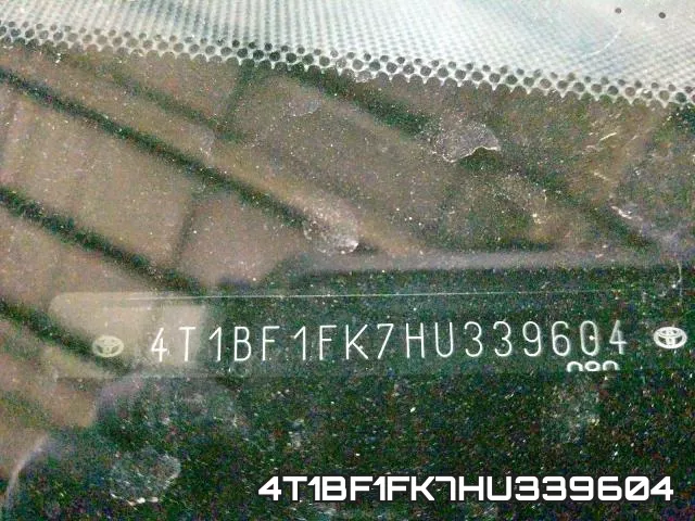 4T1BF1FK7HU339604 фото 2