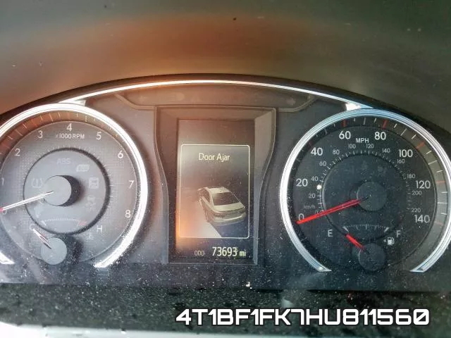 4T1BF1FK7HU811560 фото 9