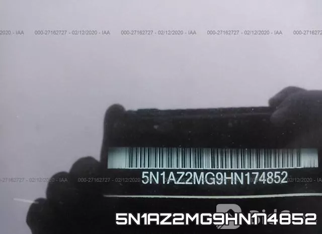 5N1AZ2MG9HN174852 фото 10