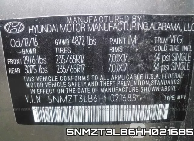 5NMZT3LB6HH021685 фото 10
