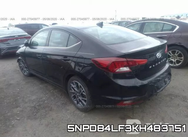 5NPD84LF3KH483751 фото 4