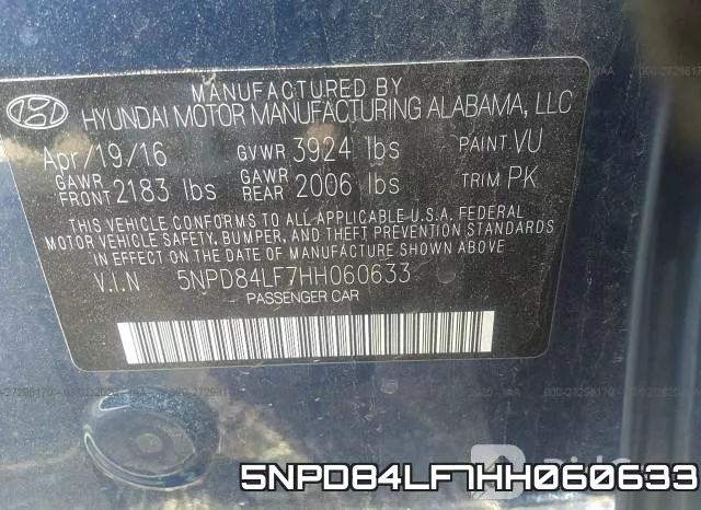 5NPD84LF7HH060633 фото 10