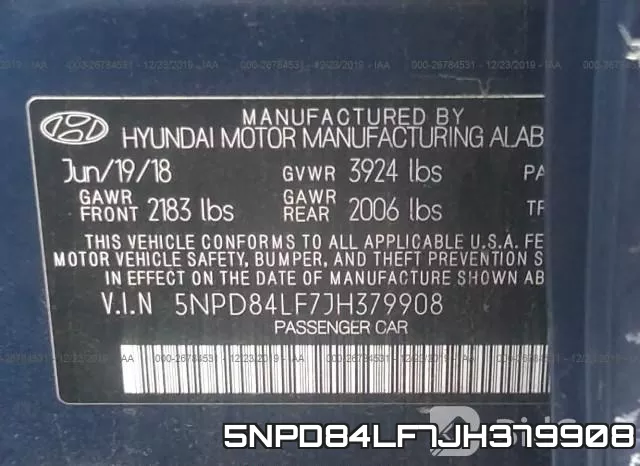 5NPD84LF7JH379908 фото 10