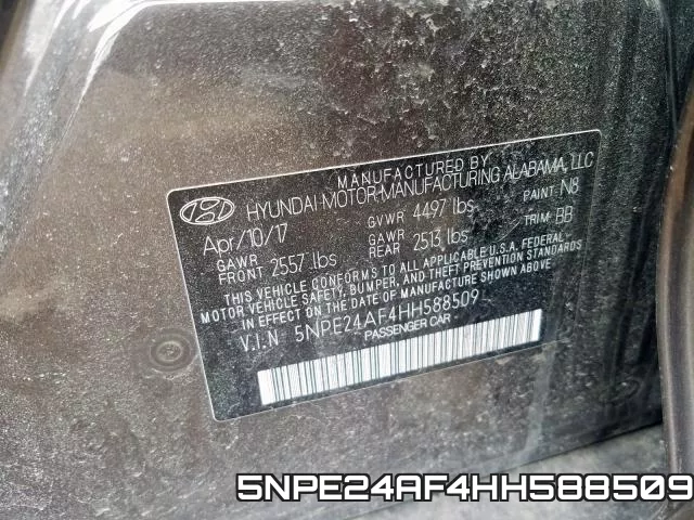 5NPE24AF4HH588509 фото 2