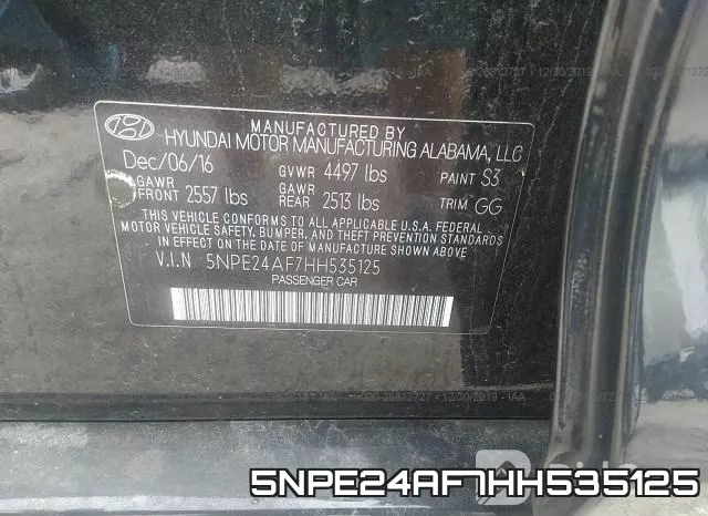 5NPE24AF7HH535125 фото 10