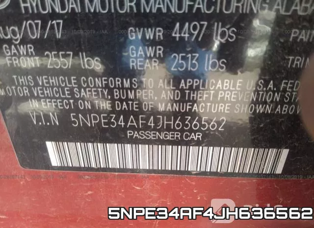 5NPE34AF4JH636562 фото 10