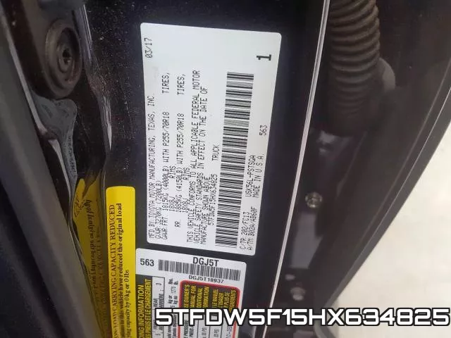 5TFDW5F15HX634825 фото 2