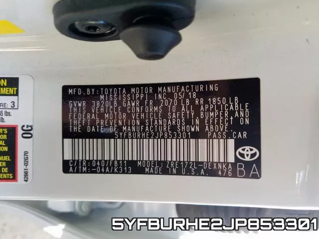 5YFBURHE2JP853301 фото 2