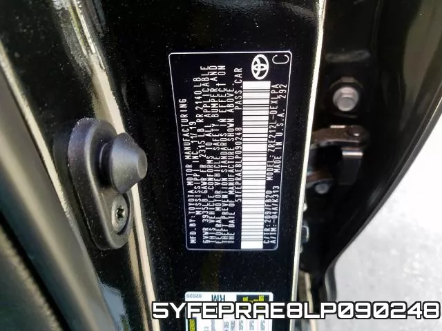 5YFEPRAE8LP090248 фото 2
