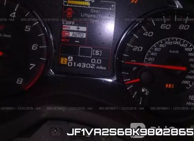 JF1VA2S68K9802865 фото 8