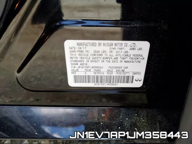 JN1EV7AP1JM358443 фото 2