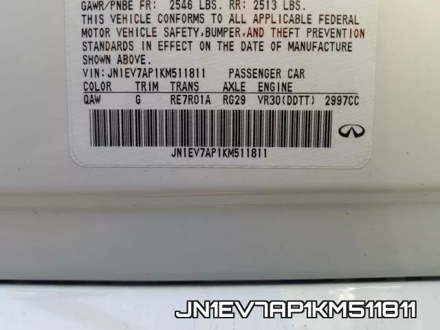 JN1EV7AP1KM511811 фото 2