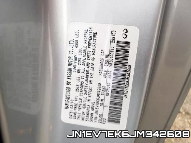 JN1EV7EK6JM342608 фото 2
