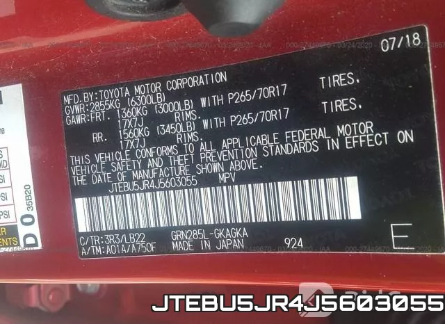 JTEBU5JR4J5603055 фото 10