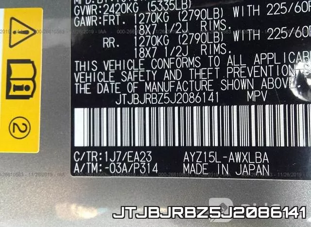 JTJBJRBZ5J2086141 фото 10