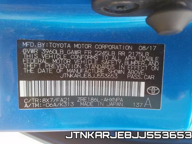 JTNKARJE8JJ553653 фото 2