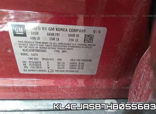 KL4CJASB7HB055683 фото 10
