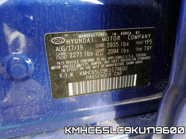 KMHC65LC9KU179600 фото 2