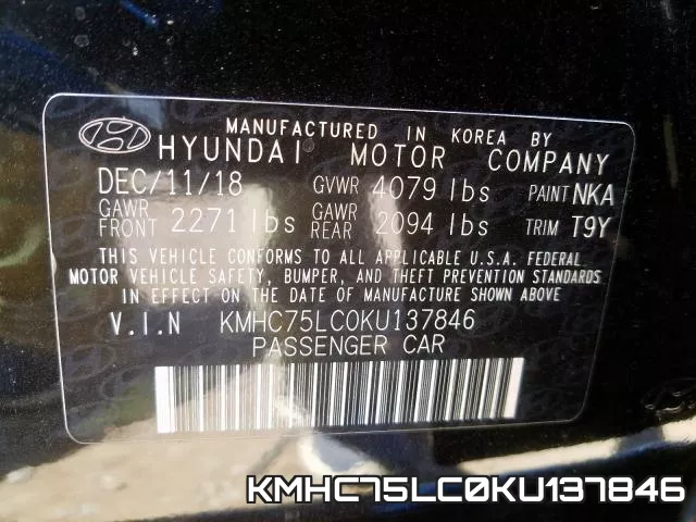 KMHC75LC0KU137846 фото 2