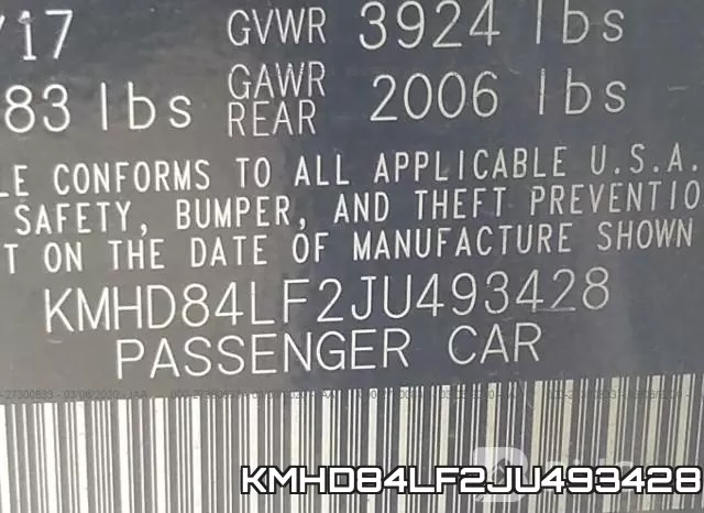 KMHD84LF2JU493428 фото 10