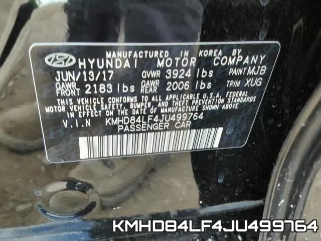 KMHD84LF4JU499764 фото 2