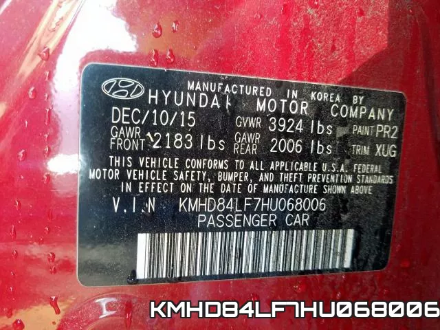 KMHD84LF7HU068006 фото 2