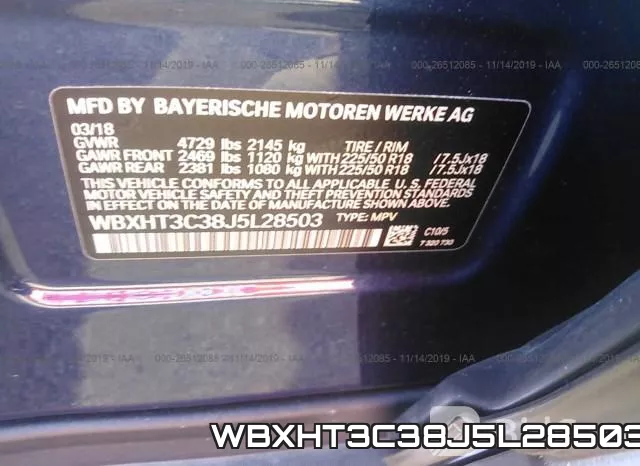 WBXHT3C38J5L28503 фото 10