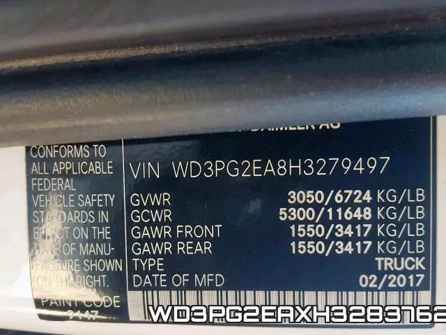 WD3PG2EAXH3283762 фото 2