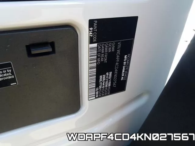 WDAPF4CD4KN027567 фото 2