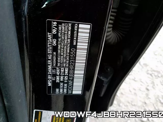 WDDWF4JB8HR231550 фото 2