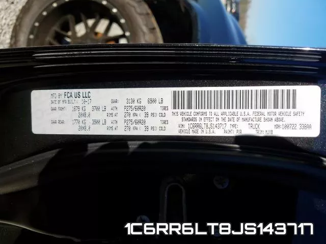 1C6RR6LT8JS143717 фото 2