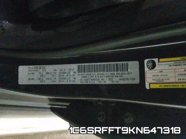 1C6SRFFT9KN647318 фото 2