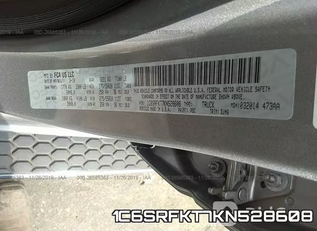 1C6SRFKT7KN528608 фото 10