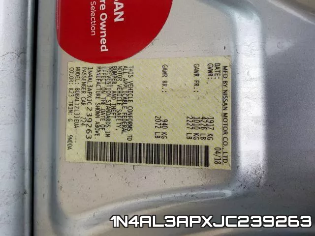 1N4AL3APXJC239263 фото 2