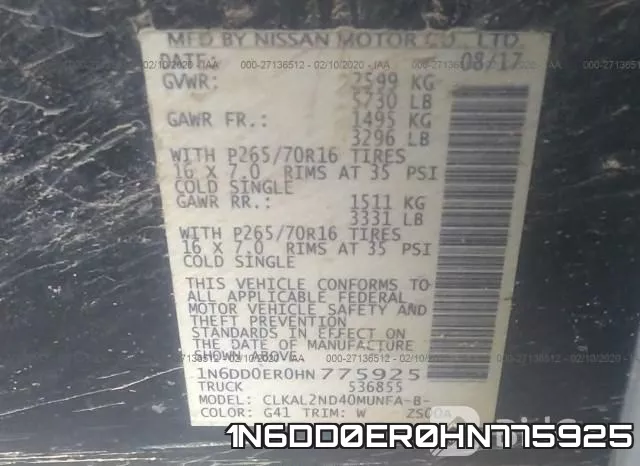 1N6DD0ER0HN775925 фото 10