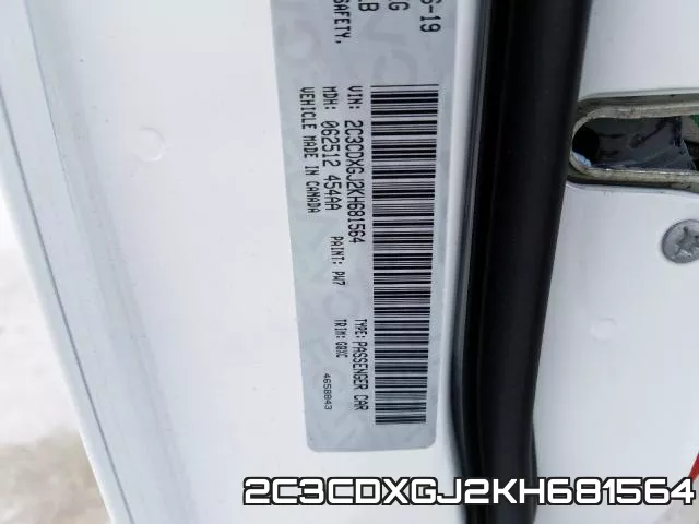2C3CDXGJ2KH681564 фото 2