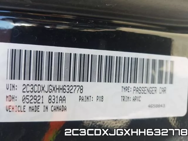 2C3CDXJGXHH632778 фото 2