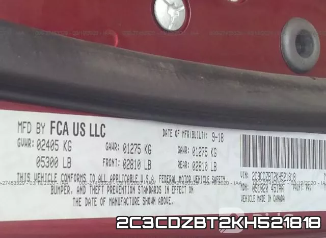 2C3CDZBT2KH521818 фото 10