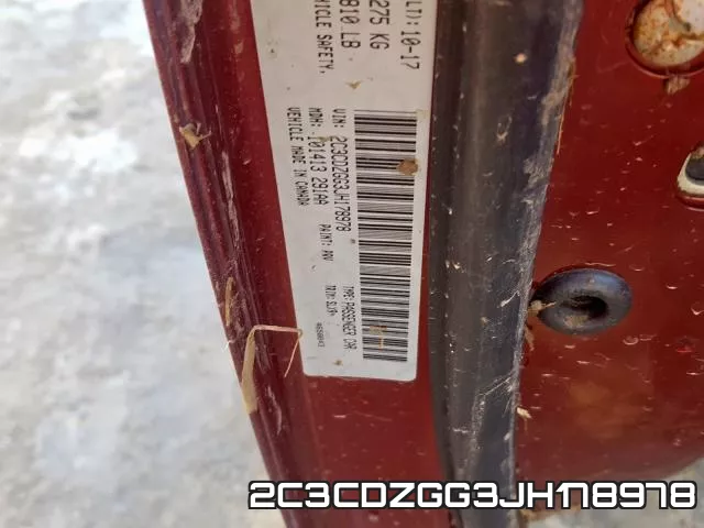 2C3CDZGG3JH178978 фото 2