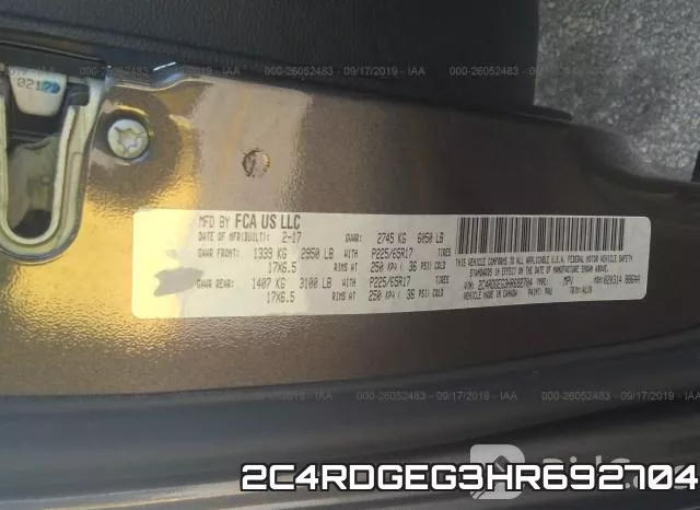 2C4RDGEG3HR692704 фото 10